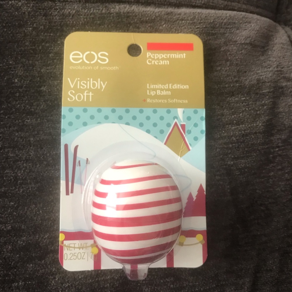 Limited Edition EOS Peppermint Cream lip balm